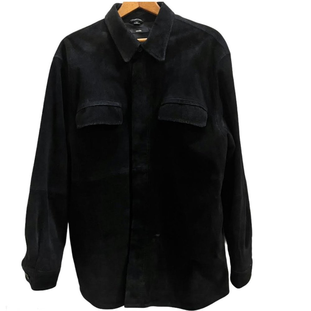 Claiborne Men's Black Suede Jacket